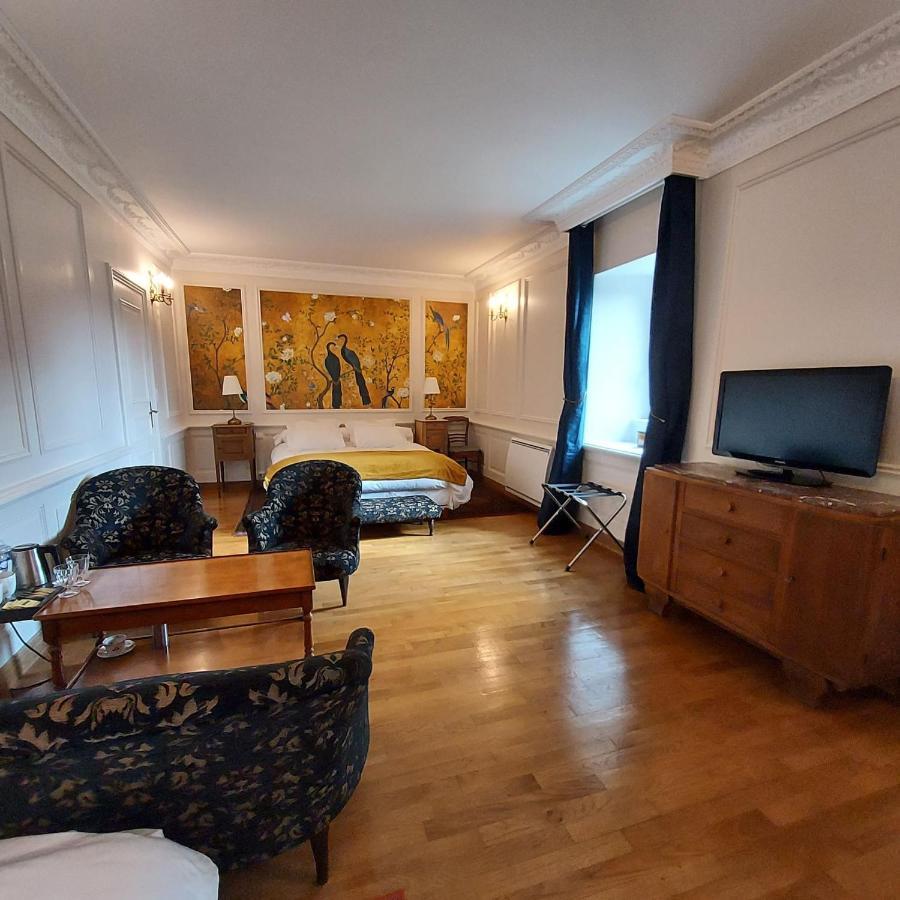 Les Chambres Du Chateau Du Rozel Le Rozel Bagian luar foto