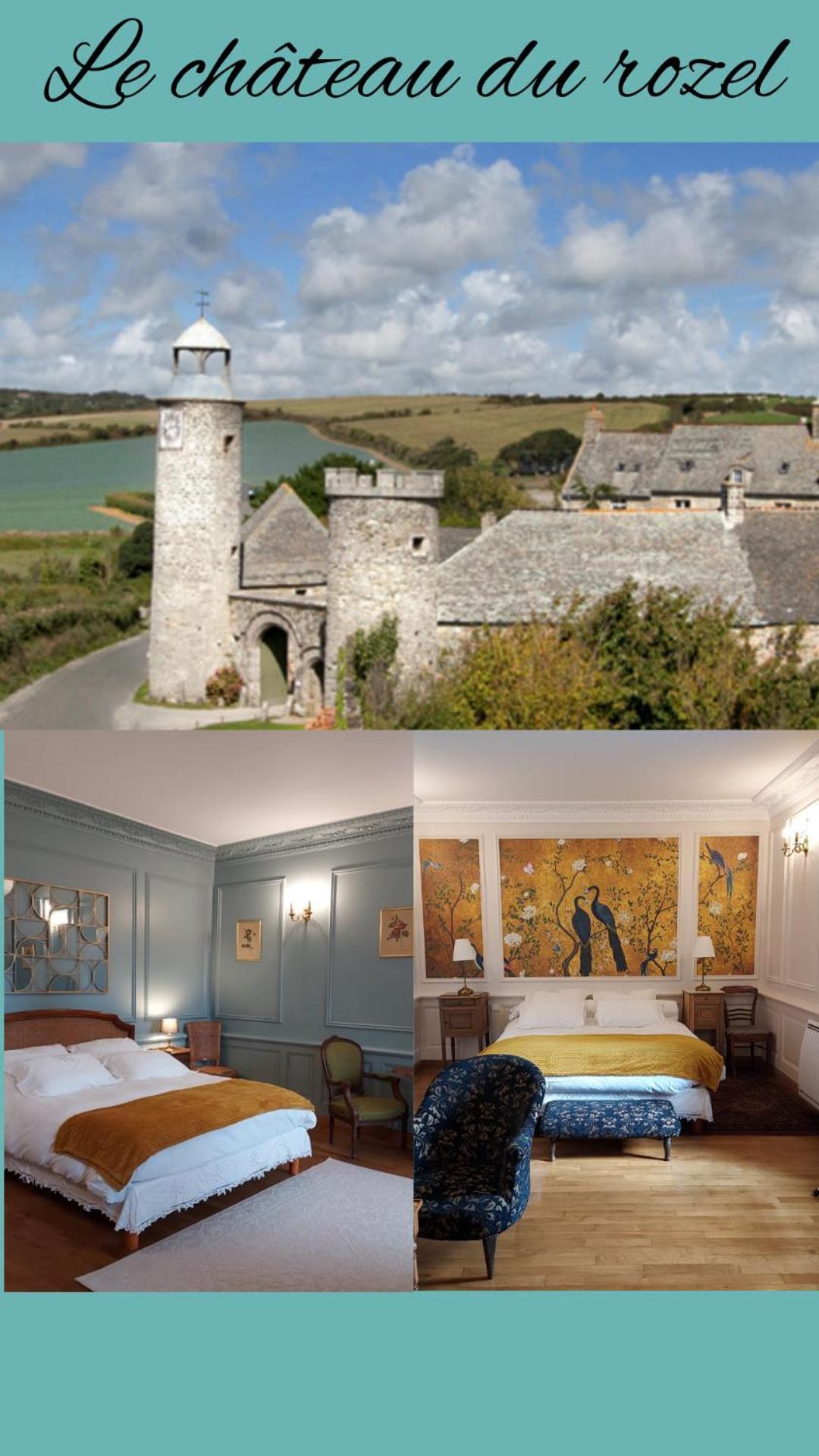 Les Chambres Du Chateau Du Rozel Le Rozel Bagian luar foto